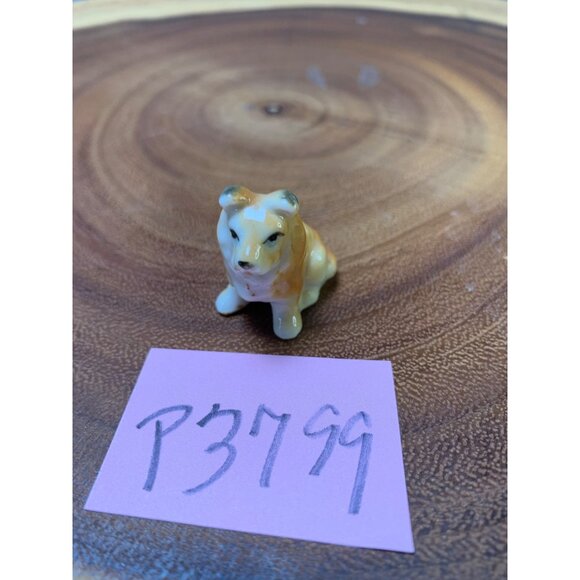 Vintage Japan Porcelain Dog Figurine Collectible Hand-Painted Miniature - Picture 8 of 8